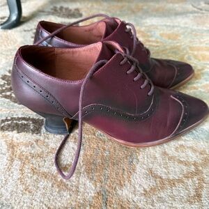 American Duchess Cherry Londoner Oxford Shoes